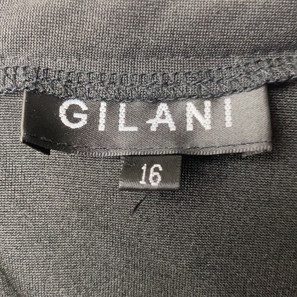 GILANI Blouse V Neck Beaded Semi Sheer - Picture 7 of 9